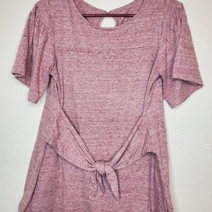 Jessica Simpson Knot Front Maternity T Shirt